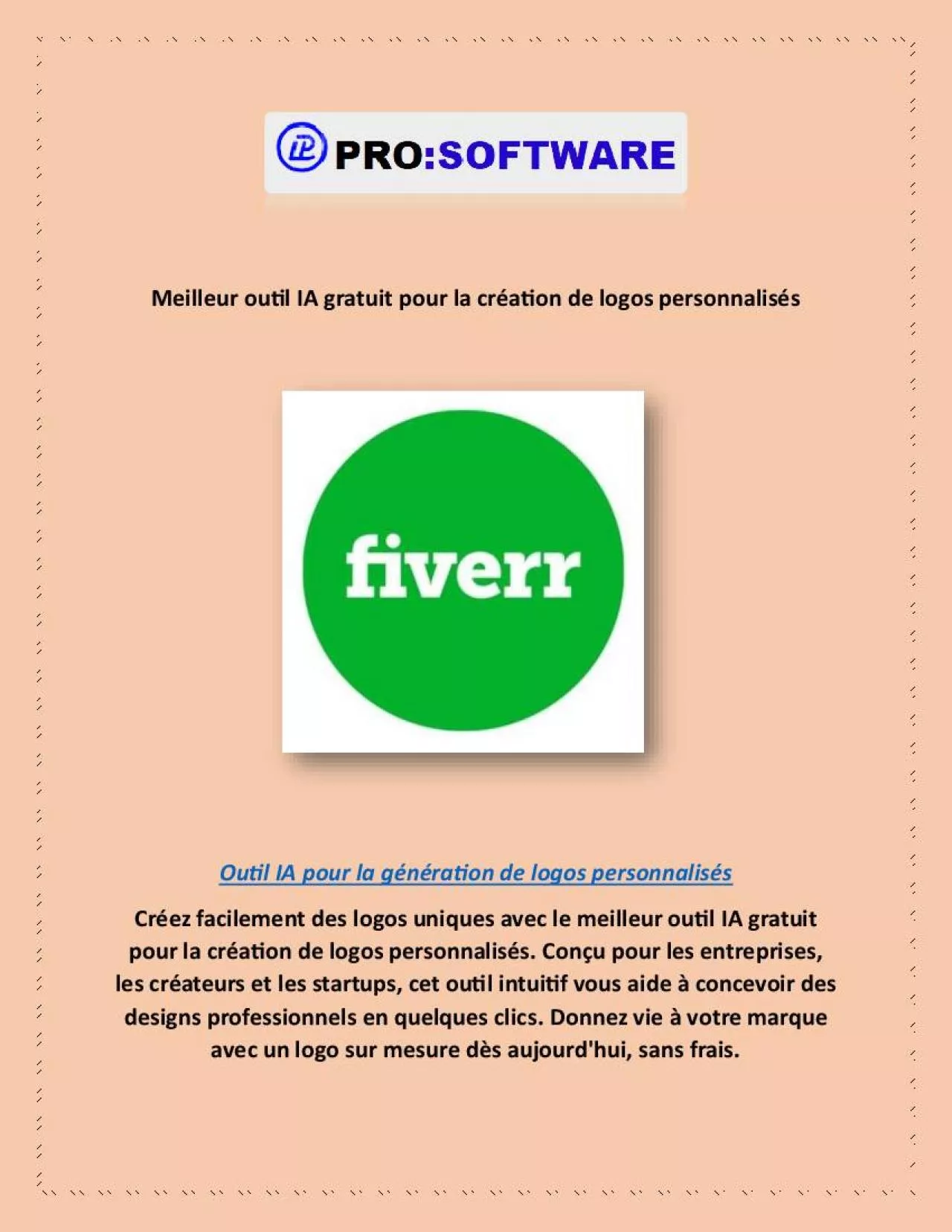 PDF-Meilleur outil IA gratuit pour la création de logos personnalisés