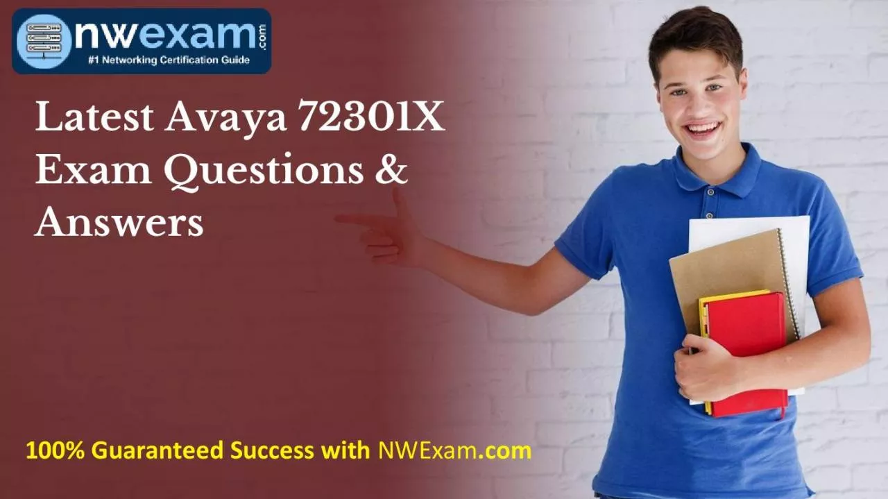 PDF-Latest Avaya 72301X Exam Questions & Answers