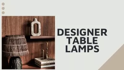 Designer Table Lamps