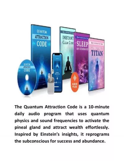 Quantum Attraction Code™ Program Audio Digital