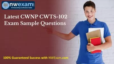 Latest CWNP CWTS-102 Exam Sample Questions