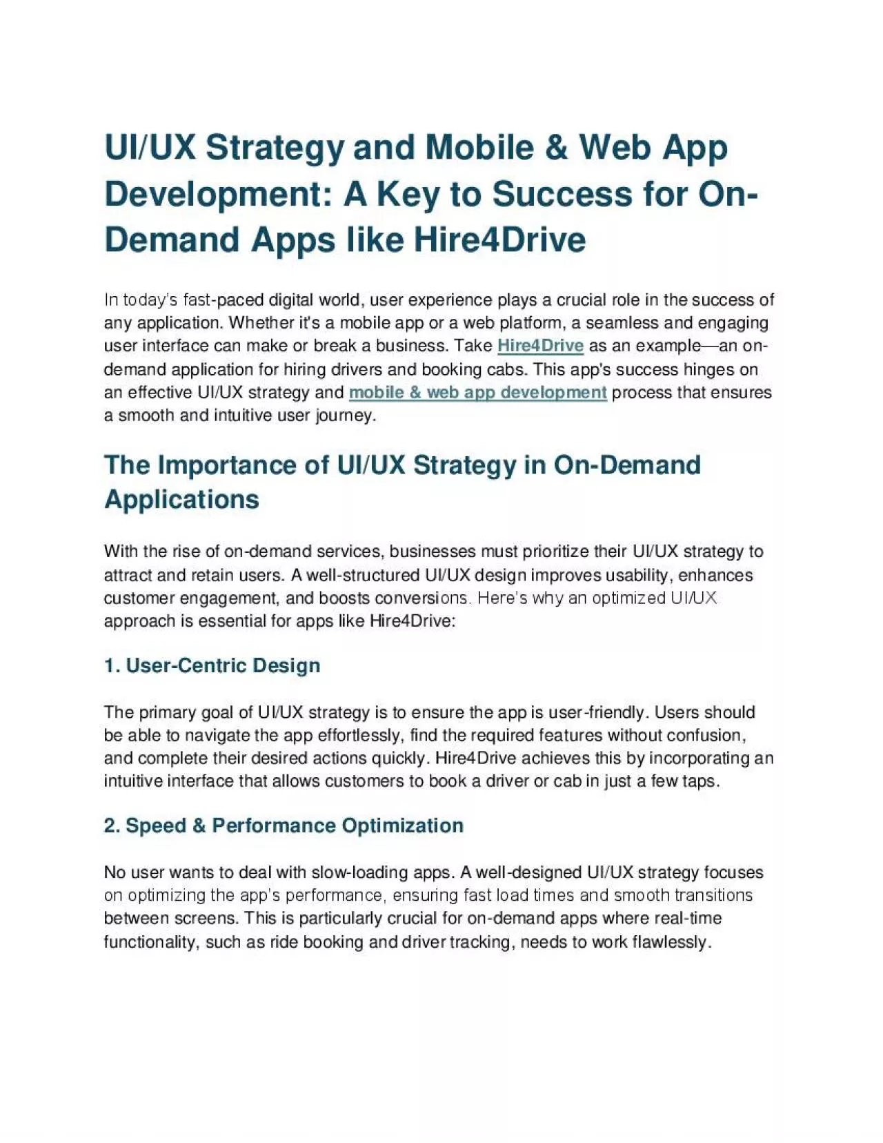 PDF-UI/UX Strategy and Mobile & Web App Development: A Key to Success for On-Demand Apps like