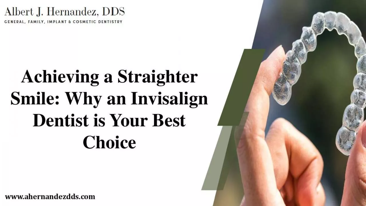 PDF-Invisalign Dentist is Your Best Choice