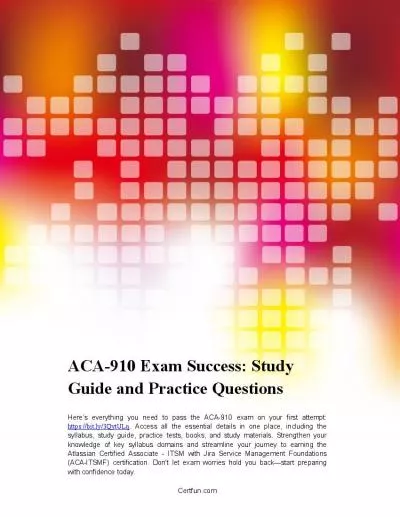 ACA-910 Exam Guide: Prep & Practice