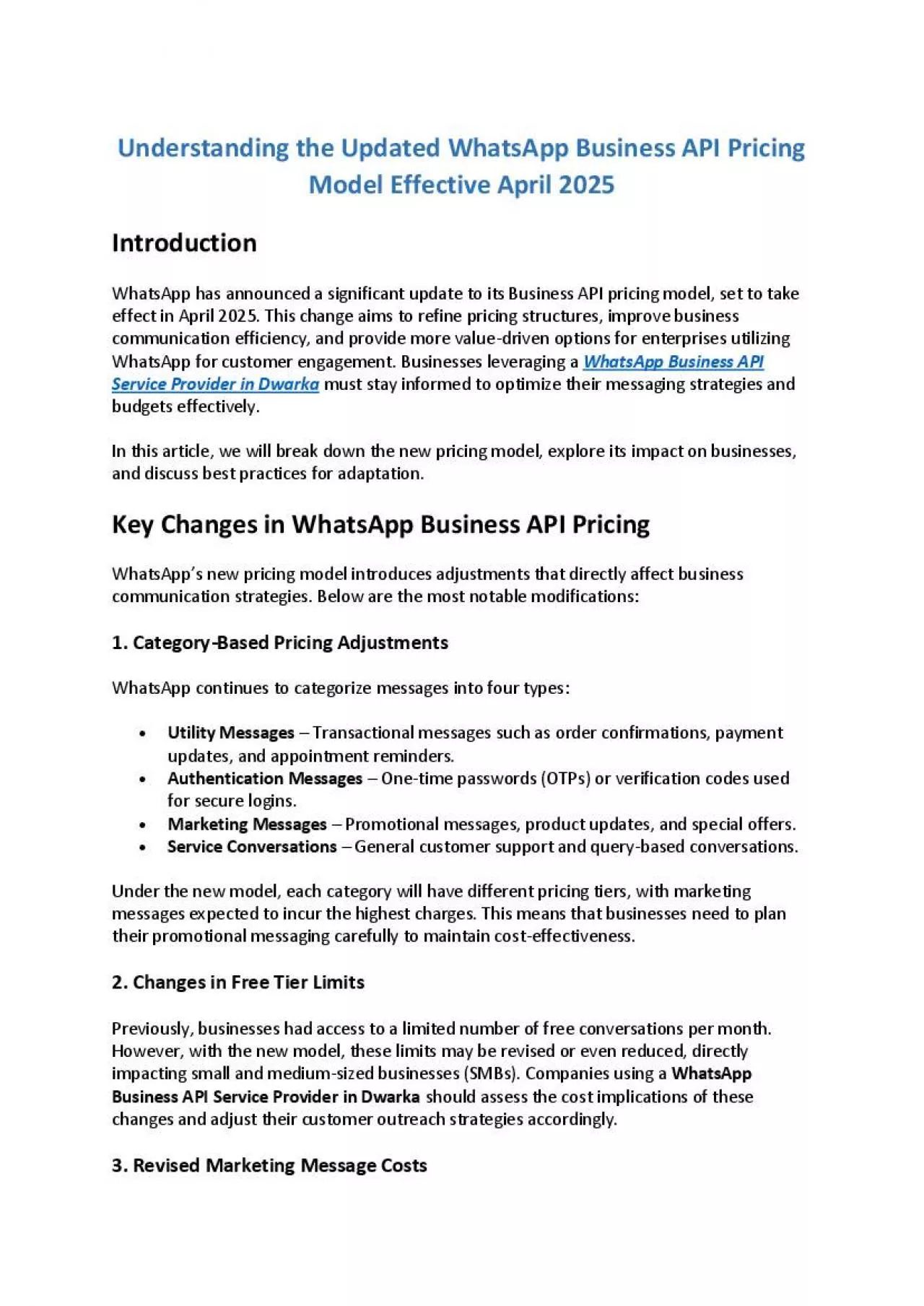 PDF-Understanding the Updated WhatsApp Business API Pricing Model Effective April 2025