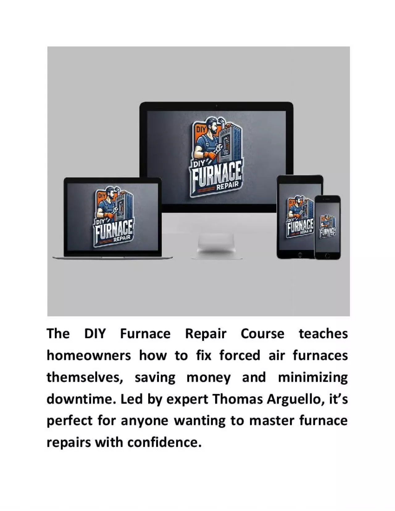 PDF-DIY Furnace Repair™ Program Digital Product