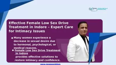 Female Loss of Sexual Desire Doctors – Expert Care in Indore