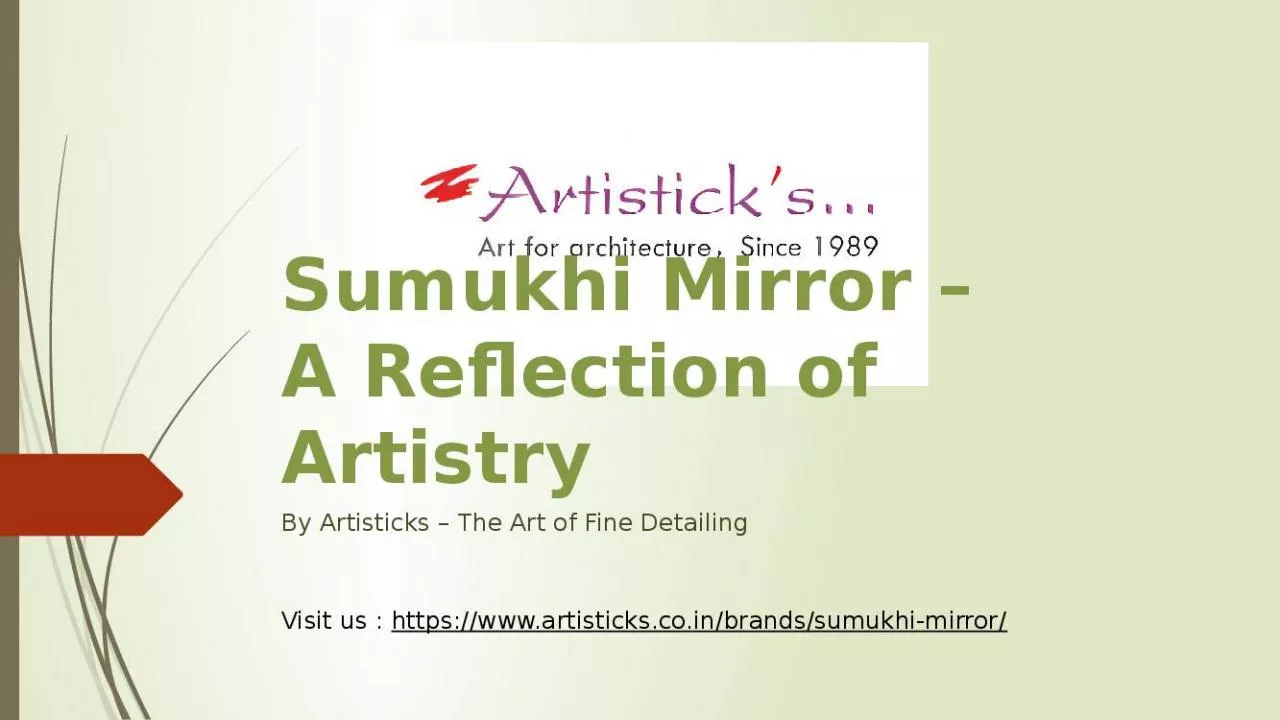 PPT-Brass Decorative Wall Mirror | Artistick's