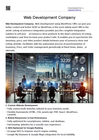 Web Development Company Selangor