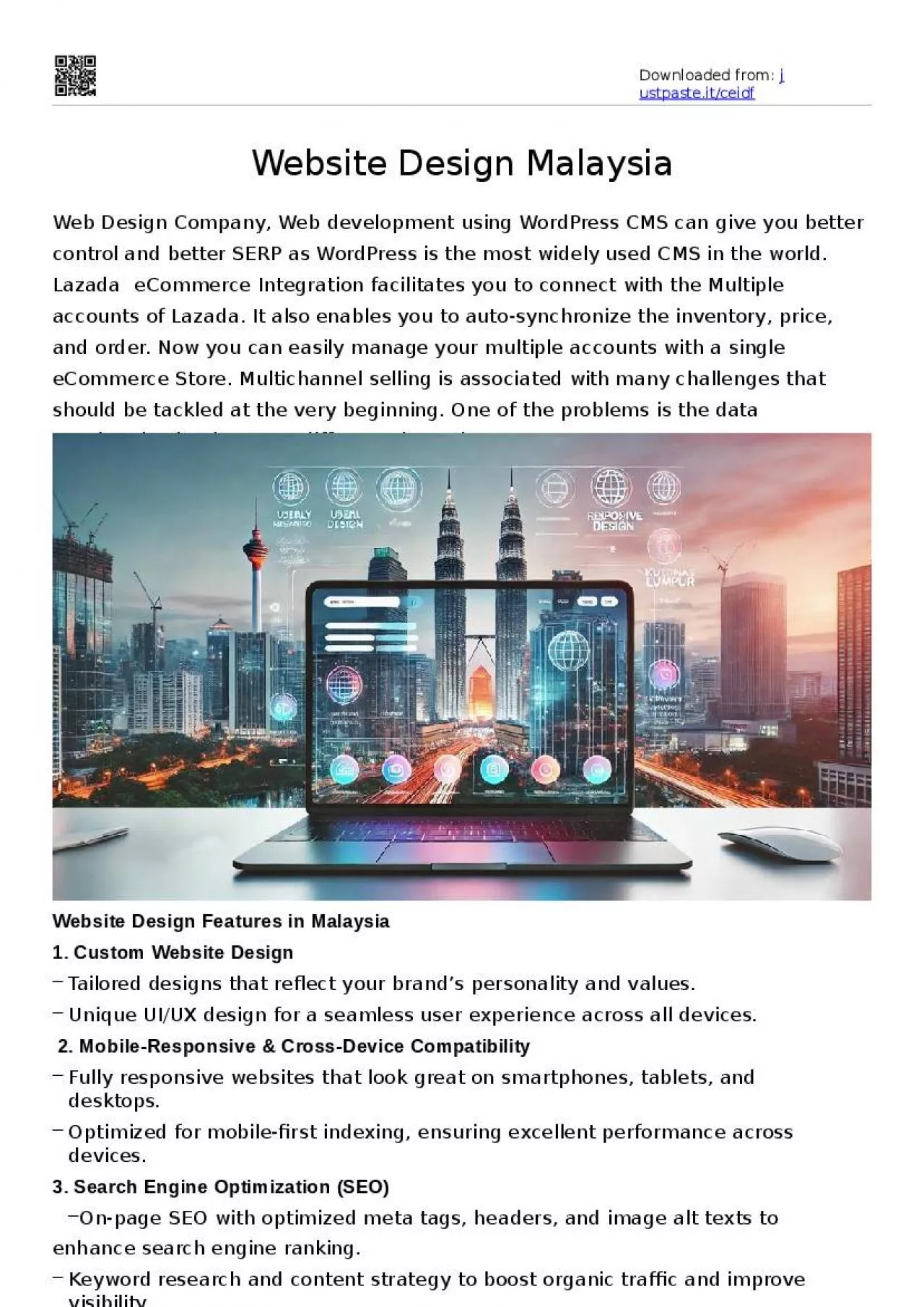 PPT-Website Design Malaysia | RM499 Unlimited Pages