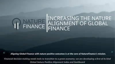 INCREASING THE NATURE ALIGNMENT OF GLOBAL FINANCE