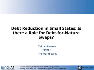 Debt Reduction in Small States: Is there a Role