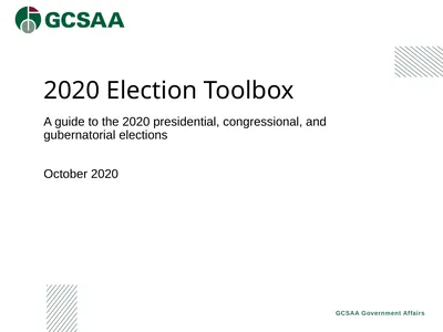 2020 Election Toolbox A guide to the 2020