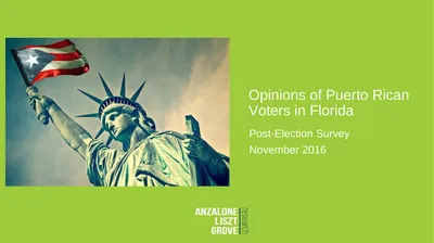 Opinions of Puerto Rican Voters in Florida