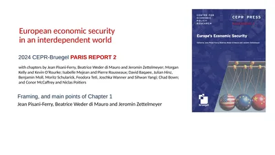 European economic security in an interdependent