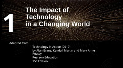 The Impact of Technology in a Changing World