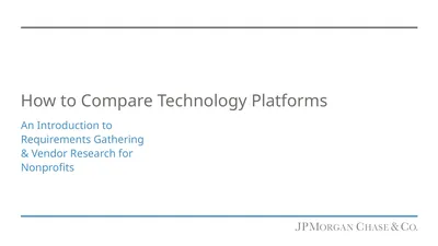 How to Compare Technology Platforms An
