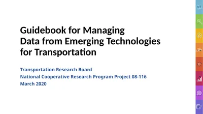 Guidebook for Managing Data from Emerging