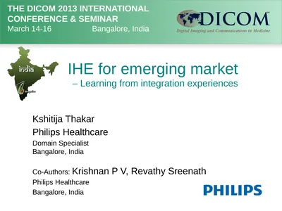 IHE for emerging market – Learning from
