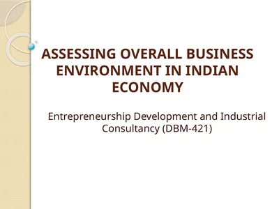 ASSESSING OVERALL BUSINESS ENVIRONMENT IN INDIAN