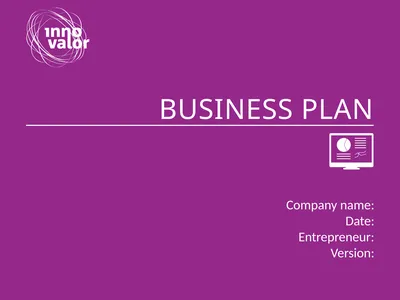 Company name: Date: Entrepreneur: Version: In this