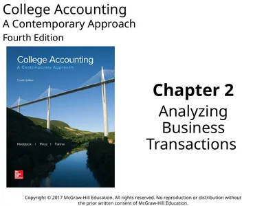 College Accounting A Contemporary Approach Fourth