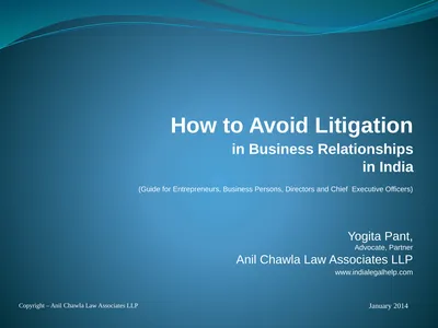 How to Avoid Litigation in Business Relationships
