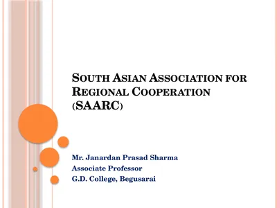 South Asian Association for Regional Cooperation