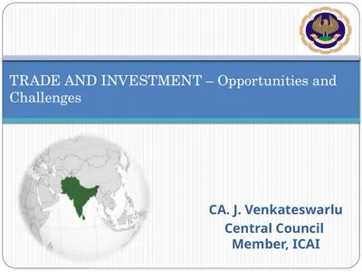 TRADE AND INVESTMENT – Opportunities and