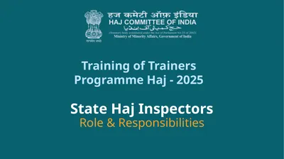 State Haj Inspectors Role & Responsibilities