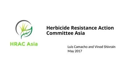 Herbicide Resistance Action Committee Asia Luis