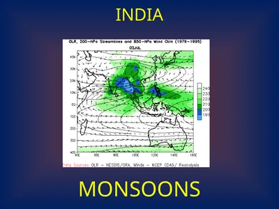 INDIA MONSOONS INDIA MONSOONS India’s climate is