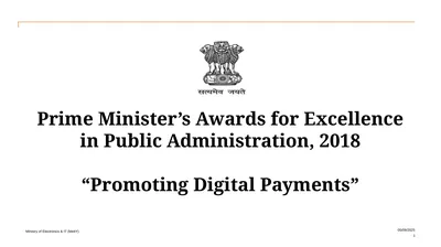 Prime Minister’s Awards for Excellence in Public