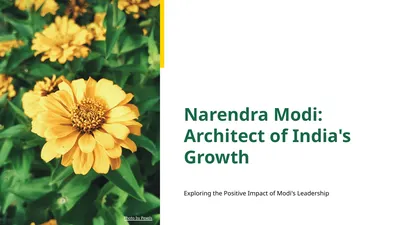 Narendra Modi: Architect of India's Growth