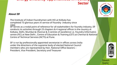 Energy Efficiency Opportunities in Foundry Sector