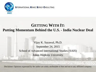 Getting With It: Putting Momentum Behind the U.S.