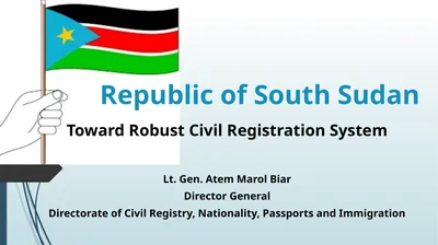 Republic of South Sudan Toward Robust Civil