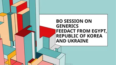 BO session on Generics Feedact from Egypt,