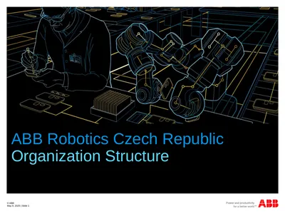 ABB Robotics Czech Republic Organization Structure