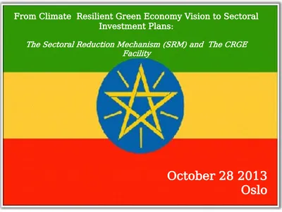 */ From Climate Resilient Green Economy Vision to