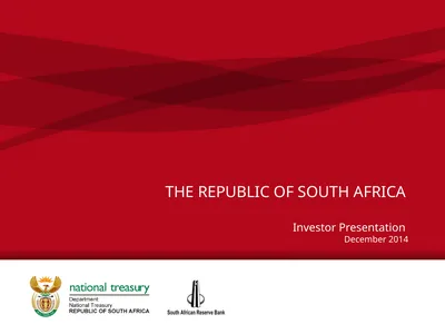 1 THE REPUBLIC OF SOUTH AFRICA Investor