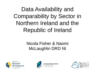 Nicola Fisher & Naomi McLaughlin DRD NI Data