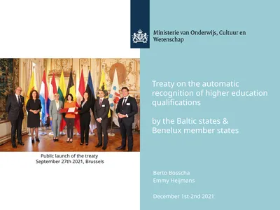 Treaty on the automatic recognition of higher
