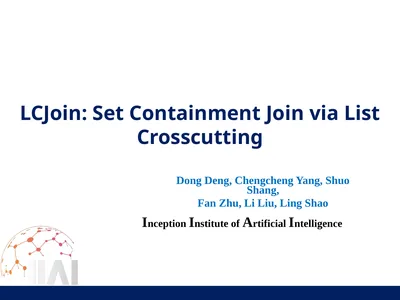 Dong Deng, Chengcheng Yang, Shuo Shang, Fan Zhu,