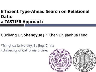 Efficient Type-Ahead Search on Relational Data: a