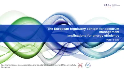 The European regulatory context for spectrum