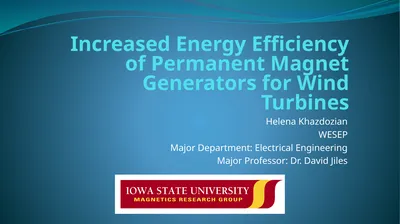 Increased Energy Efficiency of Permanent Magnet