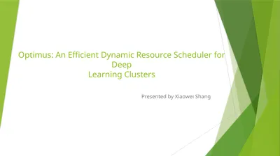 Optimus: An Efficient Dynamic Resource Scheduler