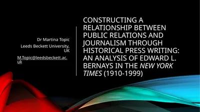 Constructing a relationship between public