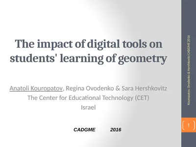 The impact of digital tools on students' learning